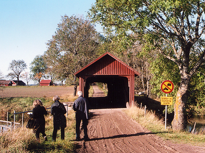 covered bridge sweden